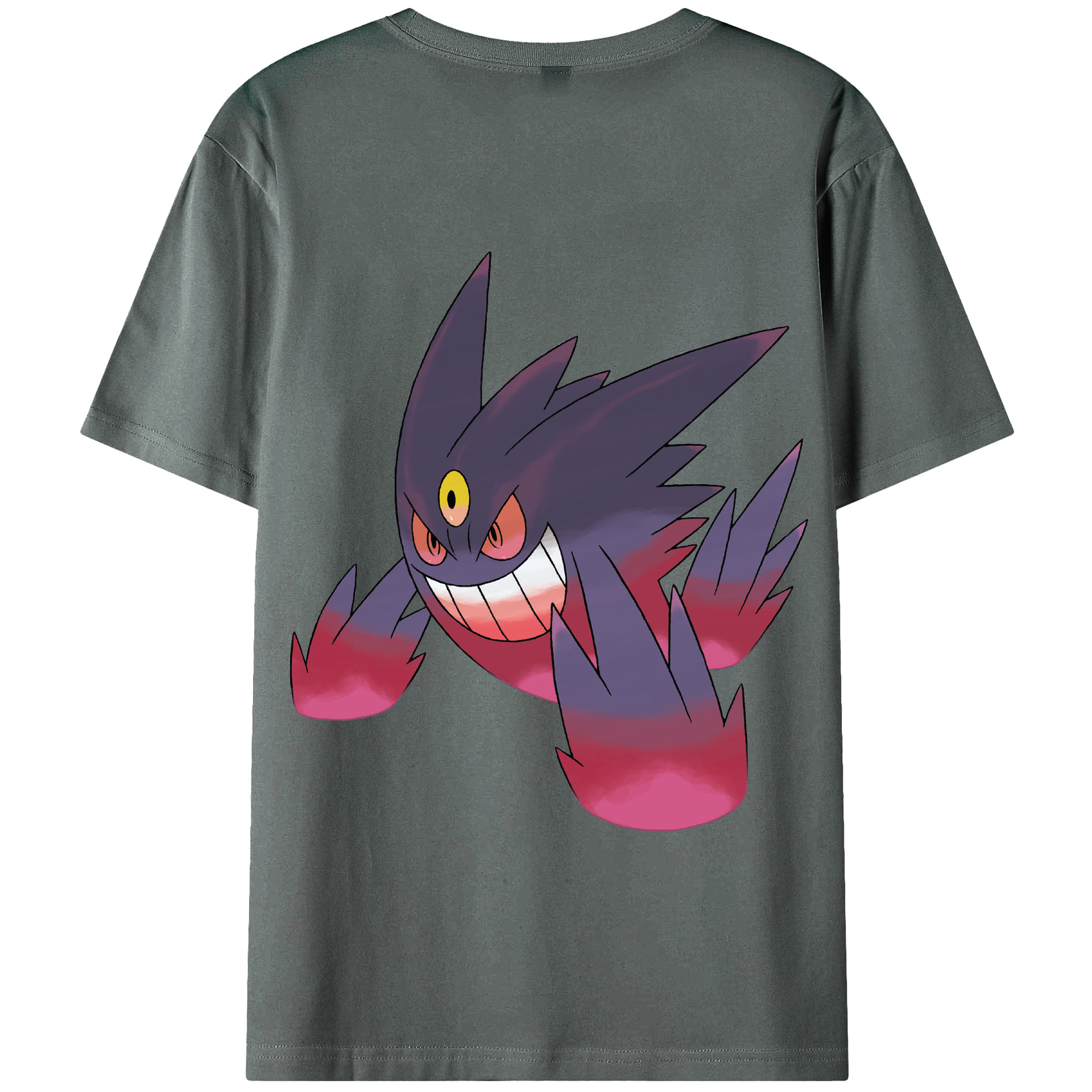 （画像用） ポケットモンスター Pokémon 綿100％半袖Tシャツ（背面プリント）